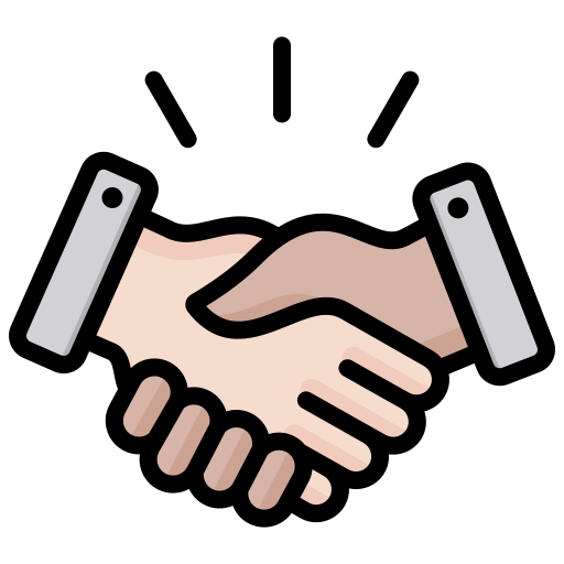 Technical support — expert assistance handshake